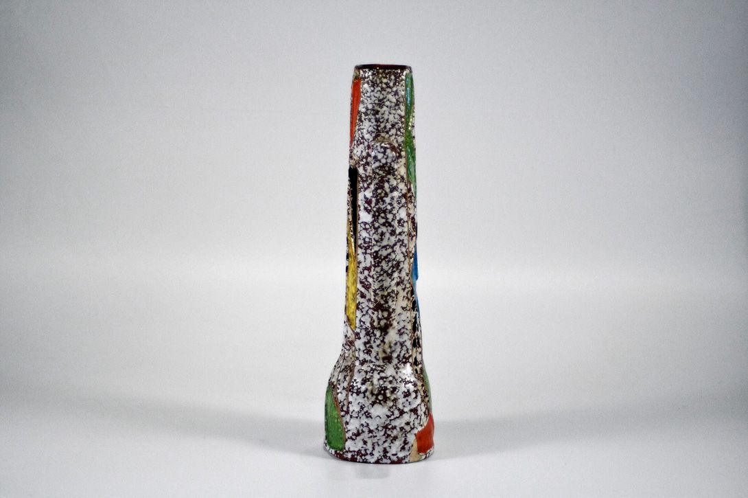 Foto Funky Colorful Angular Jug Vase h33 C6