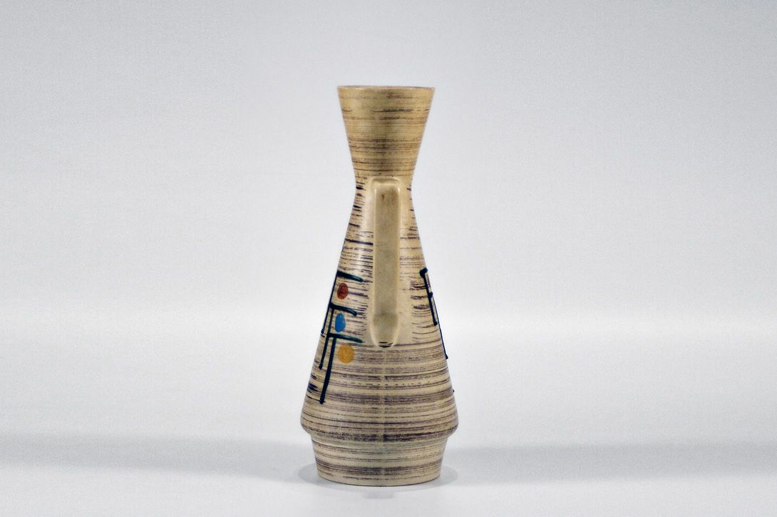 Foto Minimalist Design Striped Jug Vase h35 B4