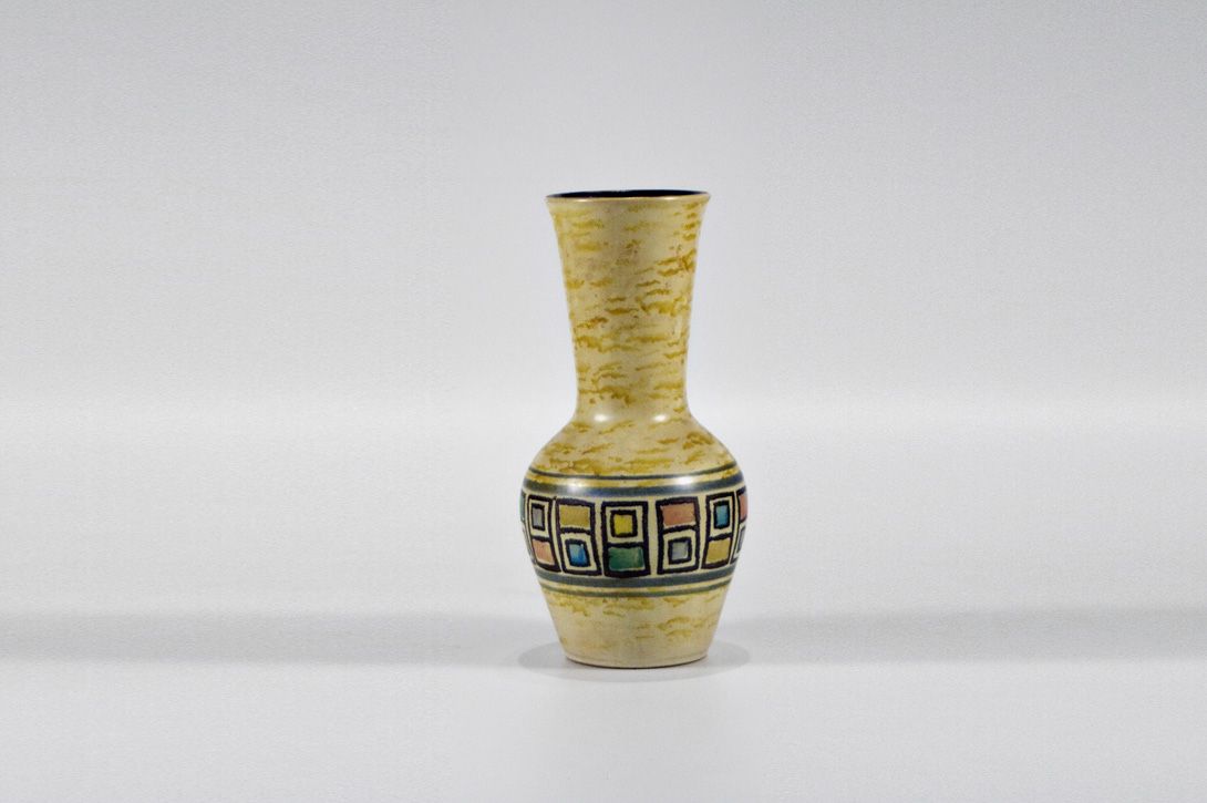 Foto Yellow Patterned Vase, Germany h25 B5