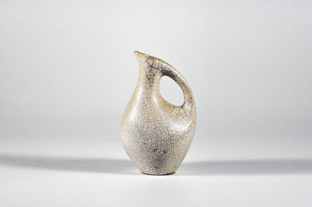 Foto Cracked Eggshell Jug Vase h18 C6