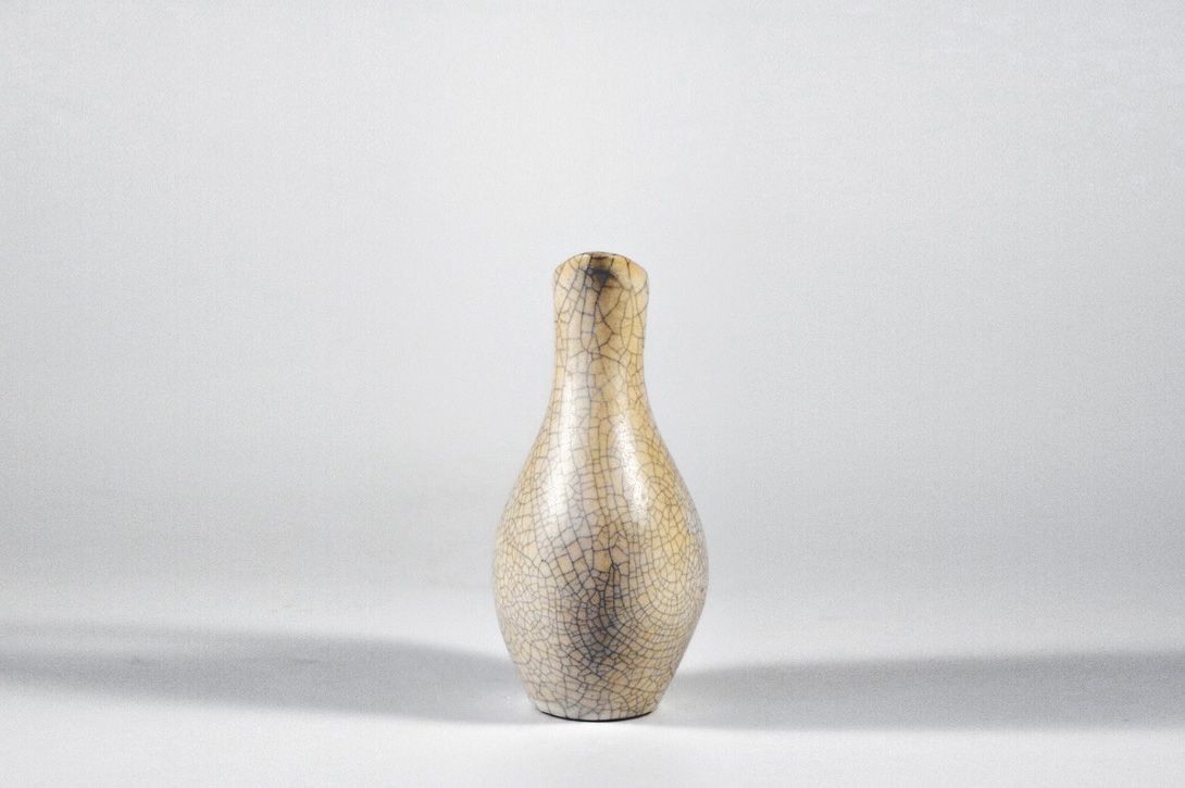Foto Cracked Eggshell Jug Vase h18 C6