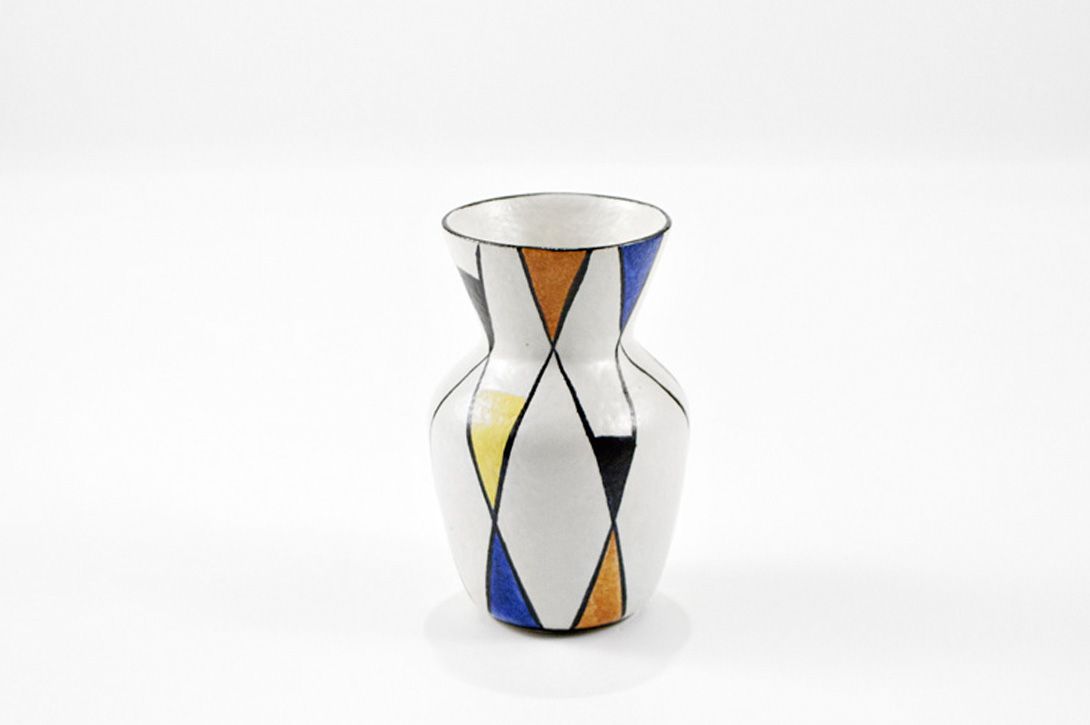 Foto Triangle Design Vase, West Germany h14 B5