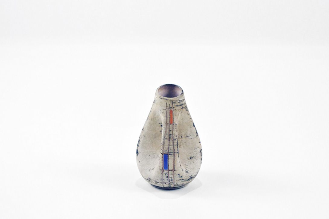 Foto Striped Jug Vase h12 A5