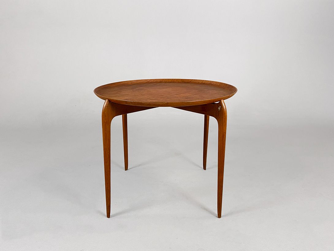 Foto Detachable Teak Tray Coffee Table Arne Jacobsen h44