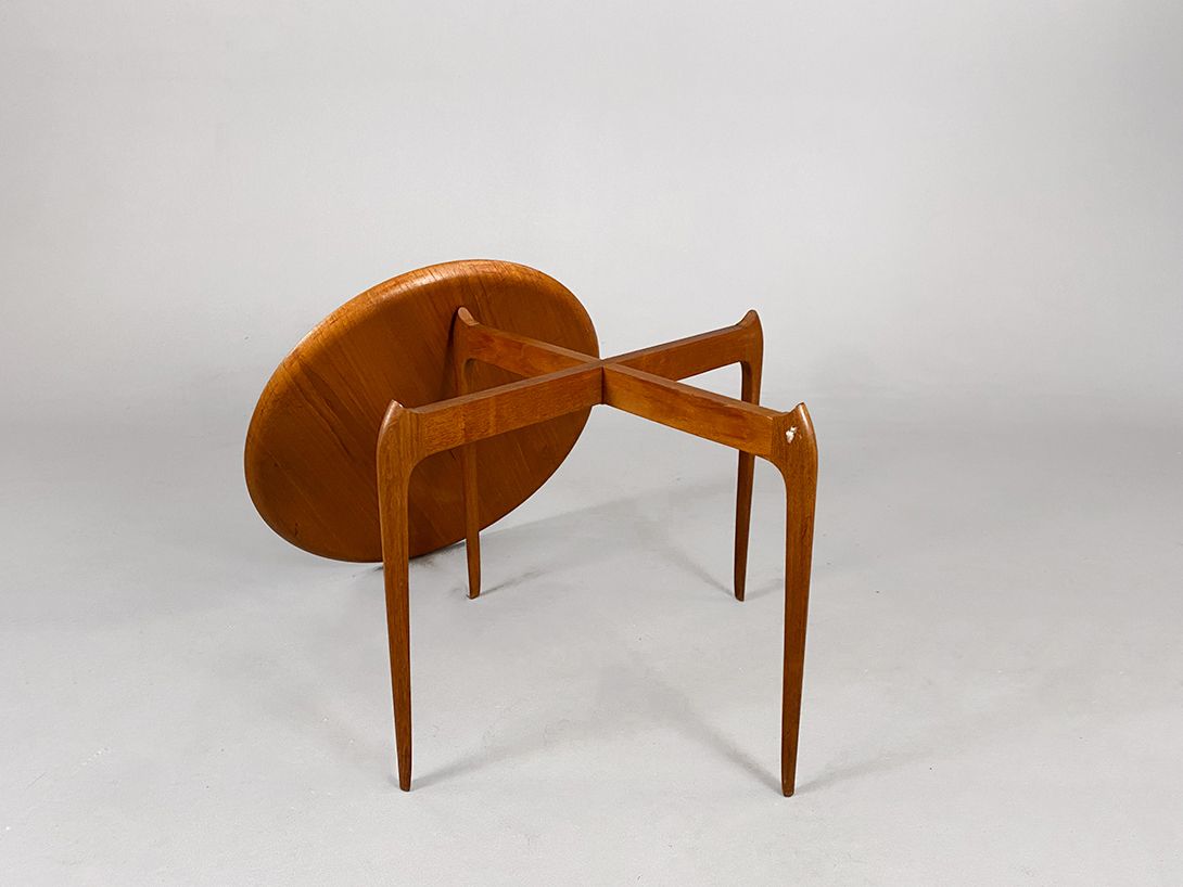 Foto Detachable Teak Tray Coffee Table Arne Jacobsen h44