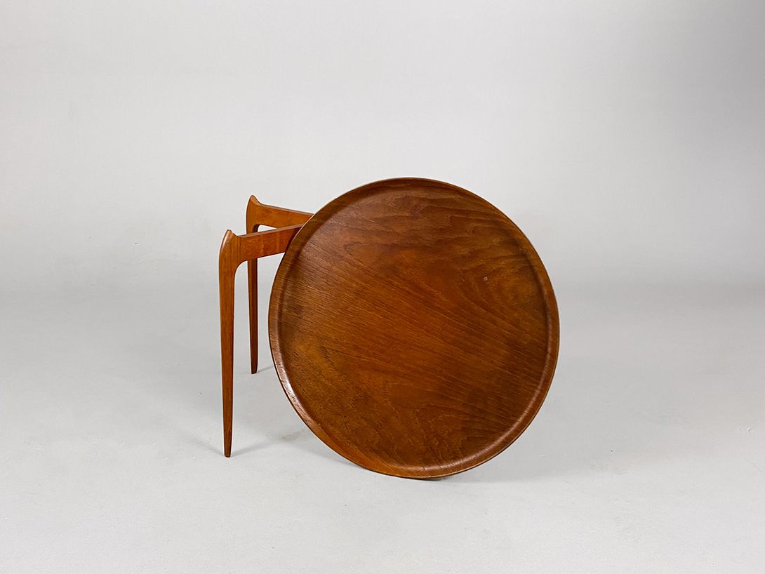 Foto Detachable Teak Tray Coffee Table Arne Jacobsen h44