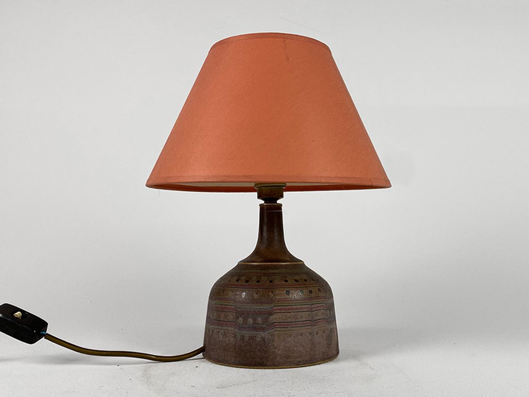 Foto Small Stoneware Lava Table Lamp h37
