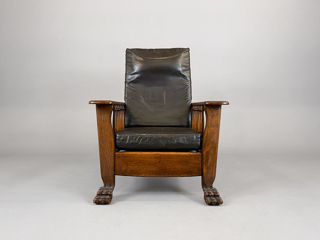 Foto Arts&#038;Crafts Adjustable Leather Chair US 1885