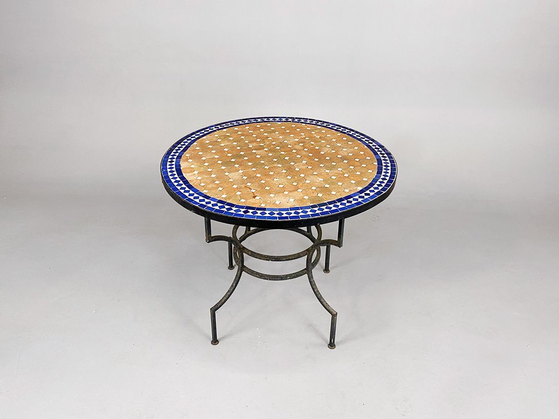Foto Round Mosaic Garden Table h74x91