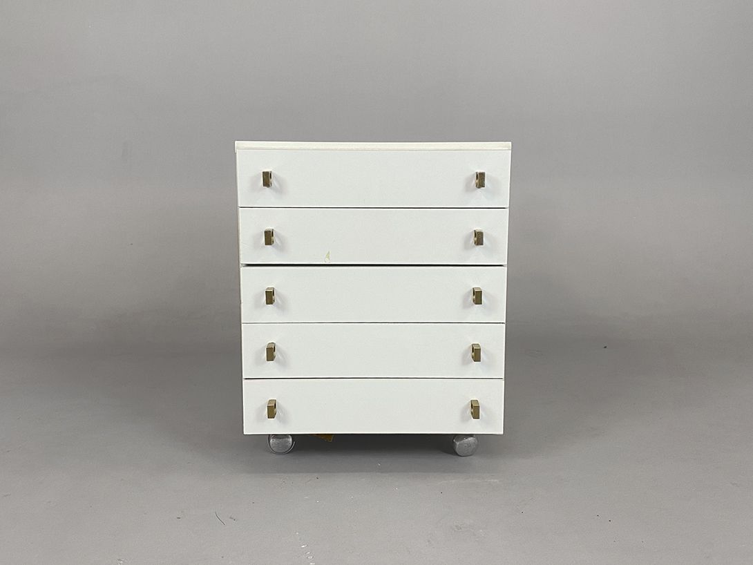 Foto White Rollable Office Drawer h56x45x63