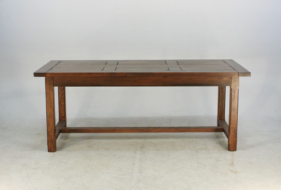 Foto Long Rustic Dinner Table h77x210-311&#215;89