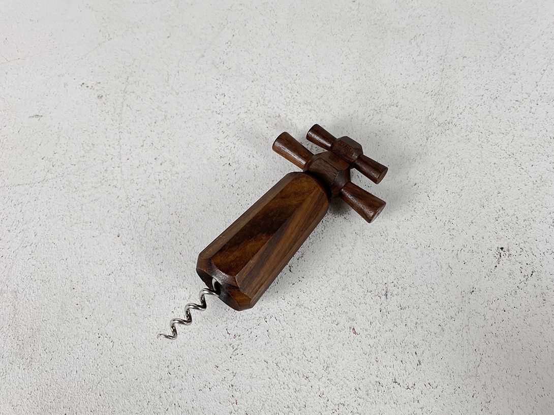 Foto Wooden Corkscrew h17x8