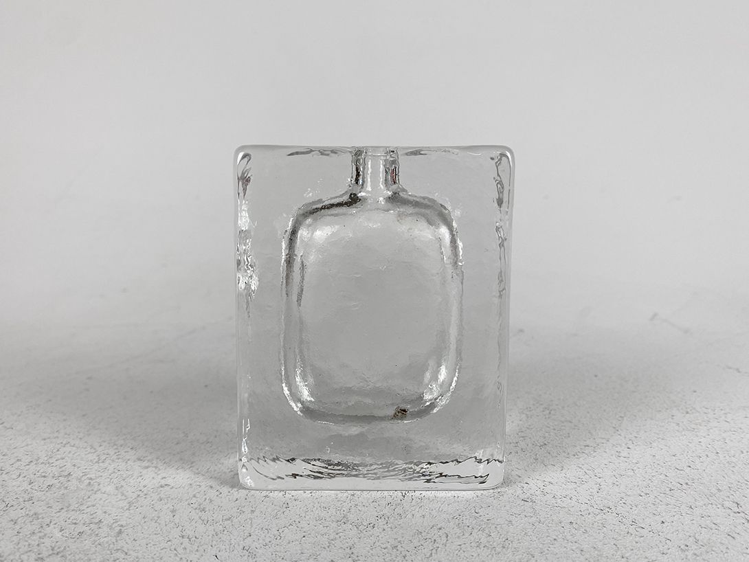 Foto Small Flat Glass Vase h10