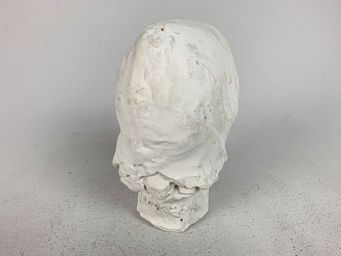Foto Inuit Head Plaster Sculpture h20