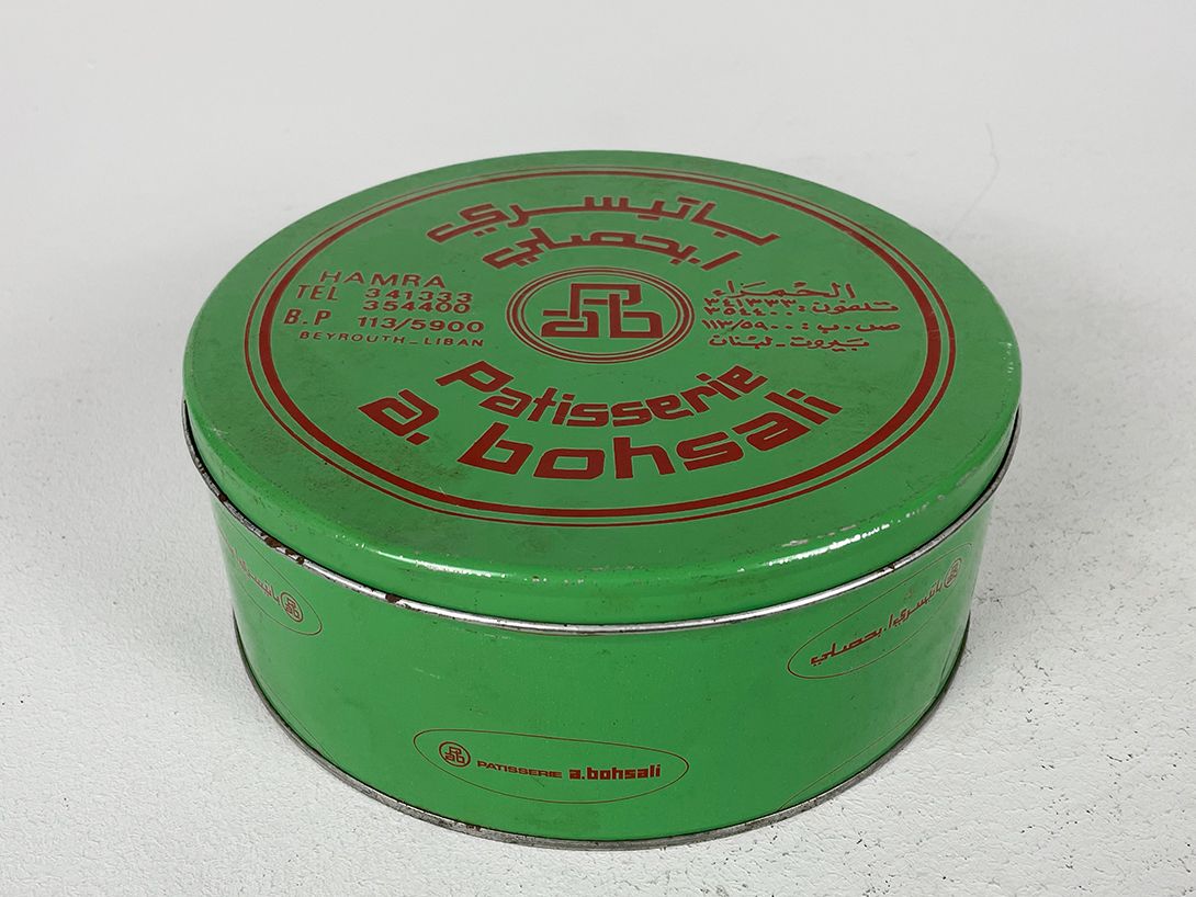 Foto Lebanese Tin Cookie Box Beiruth 1990