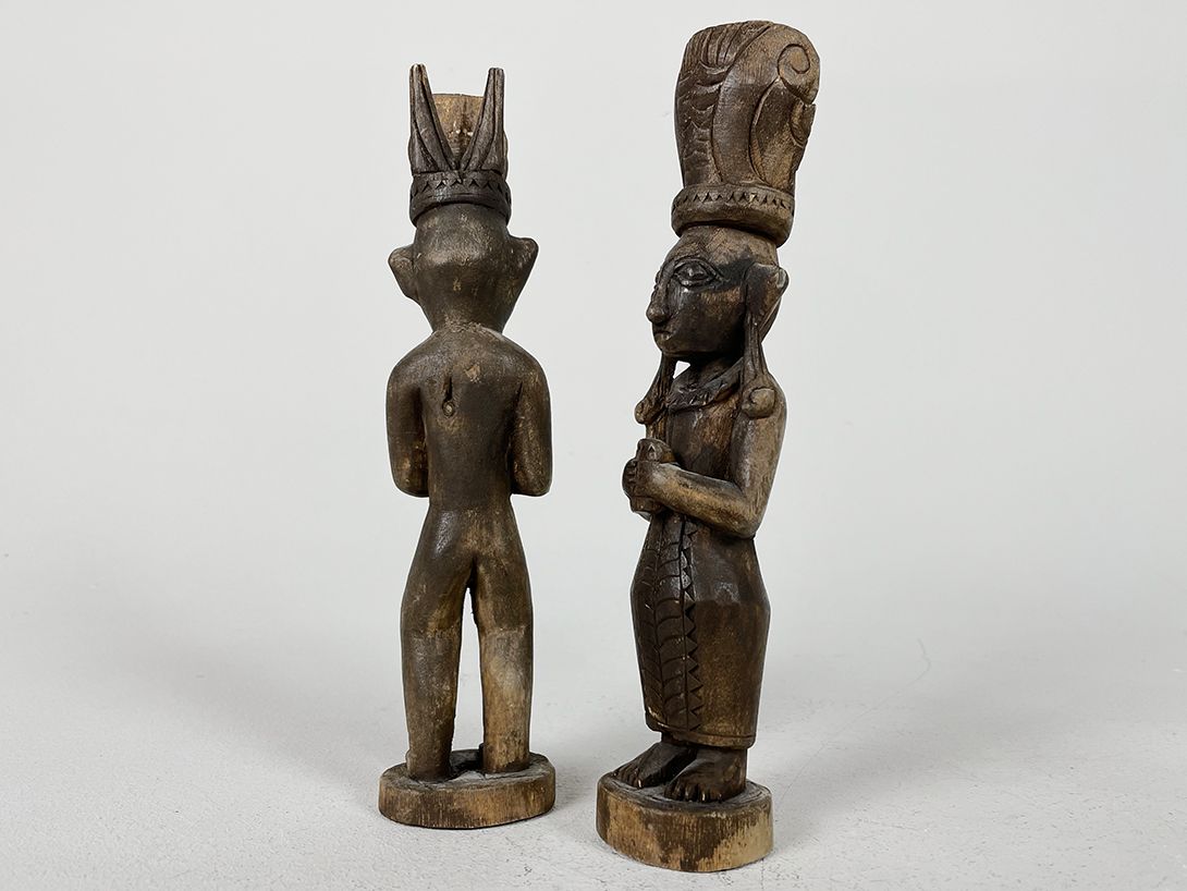 Foto Wooden Indian Couple