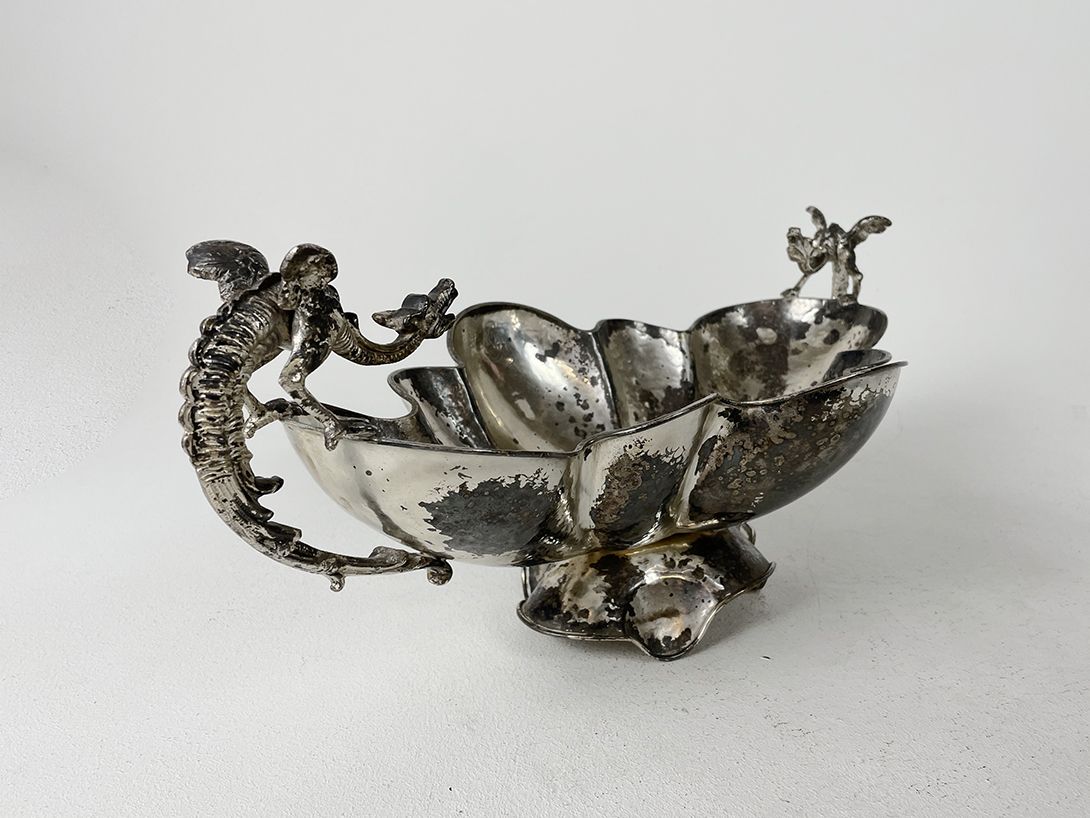 Foto Dragon Silver Fruit Bowl
