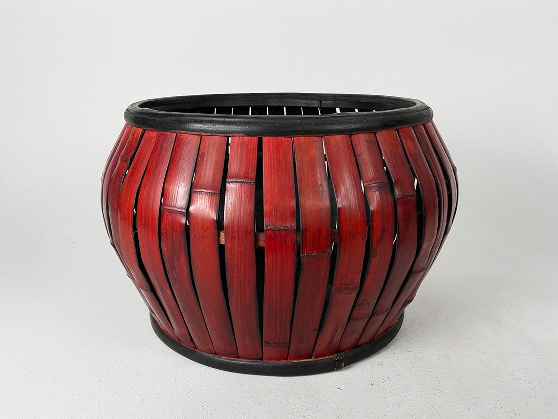 Foto Wine Red Wooden Basket