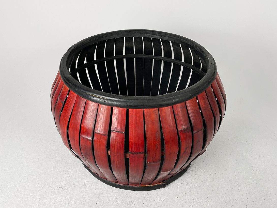 Foto Wine Red Wooden Basket