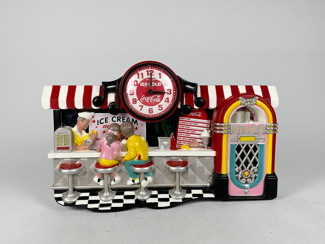 Foto Coca Cola Diner Clock h30x54x6
