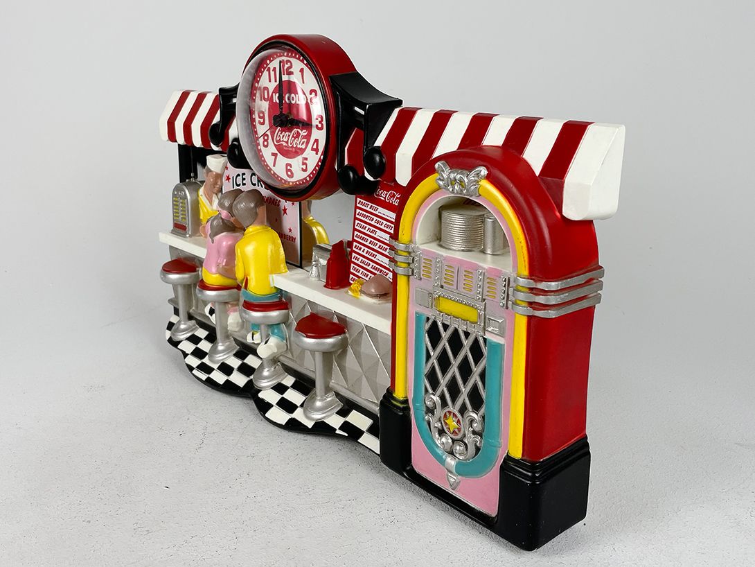 Foto Coca Cola Diner Clock h30x54x6