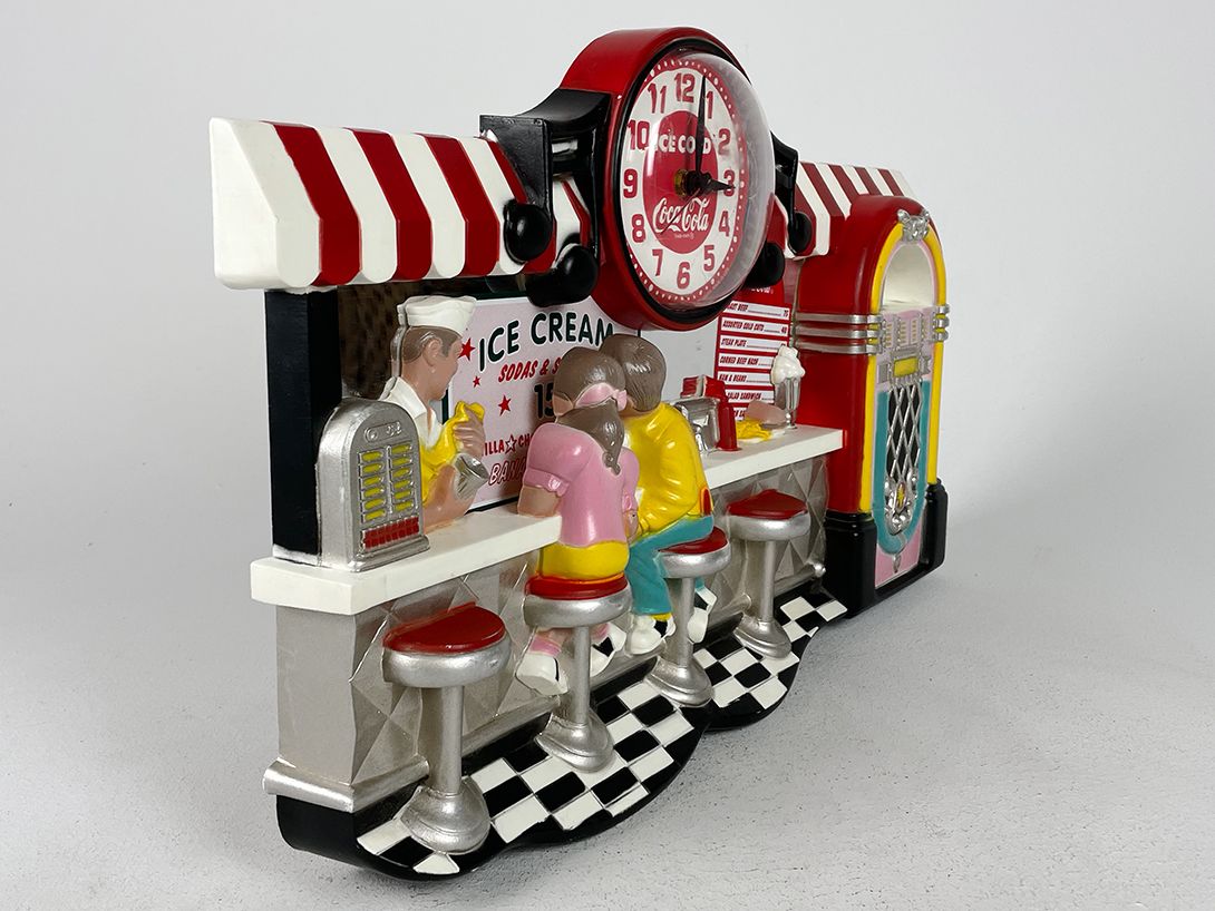 Foto Coca Cola Diner Clock h30x54x6