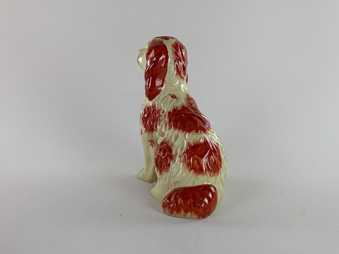 Foto Set of Two English Porcelain Dog Figurines h27