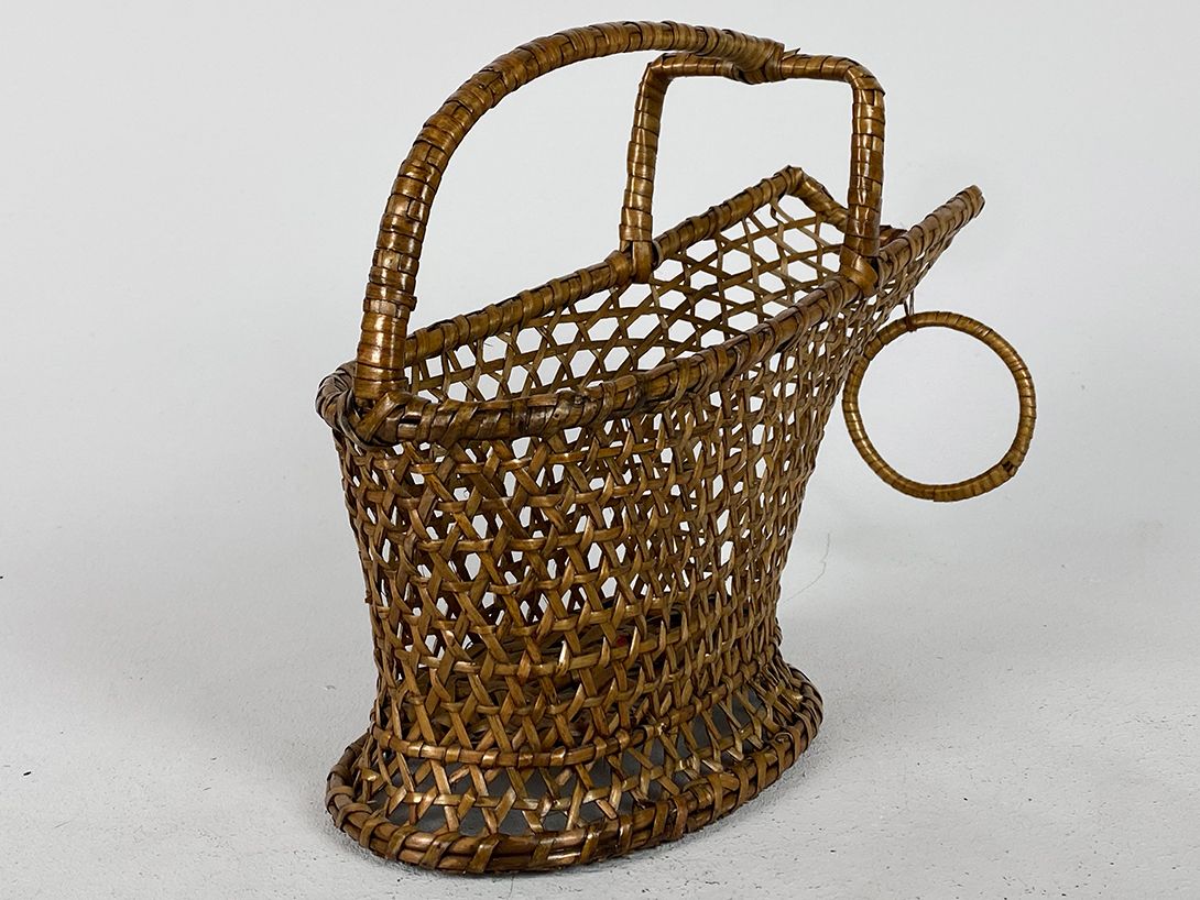 Foto Wicker Basket for Wine Bottles