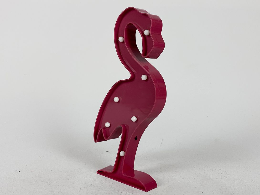 Foto Battery Operated Flamingo Lamp h30