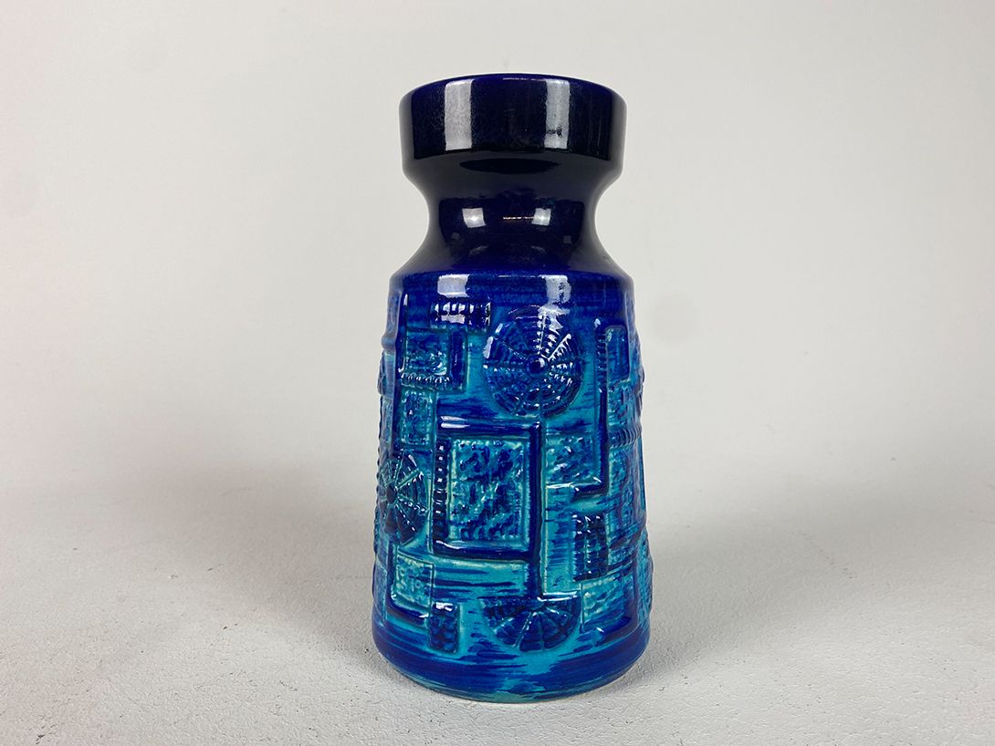 Foto Blue Ceramic Vase h20 C5