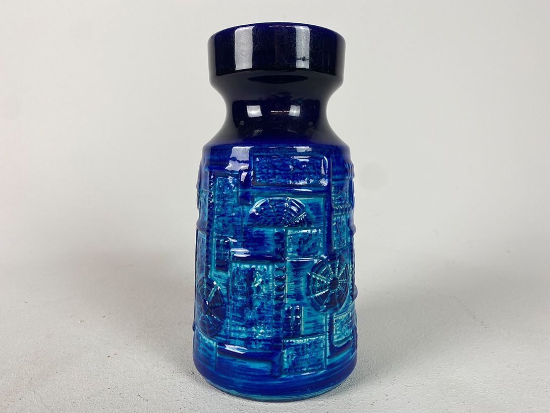 Foto Blue Ceramic Vase h20 C5