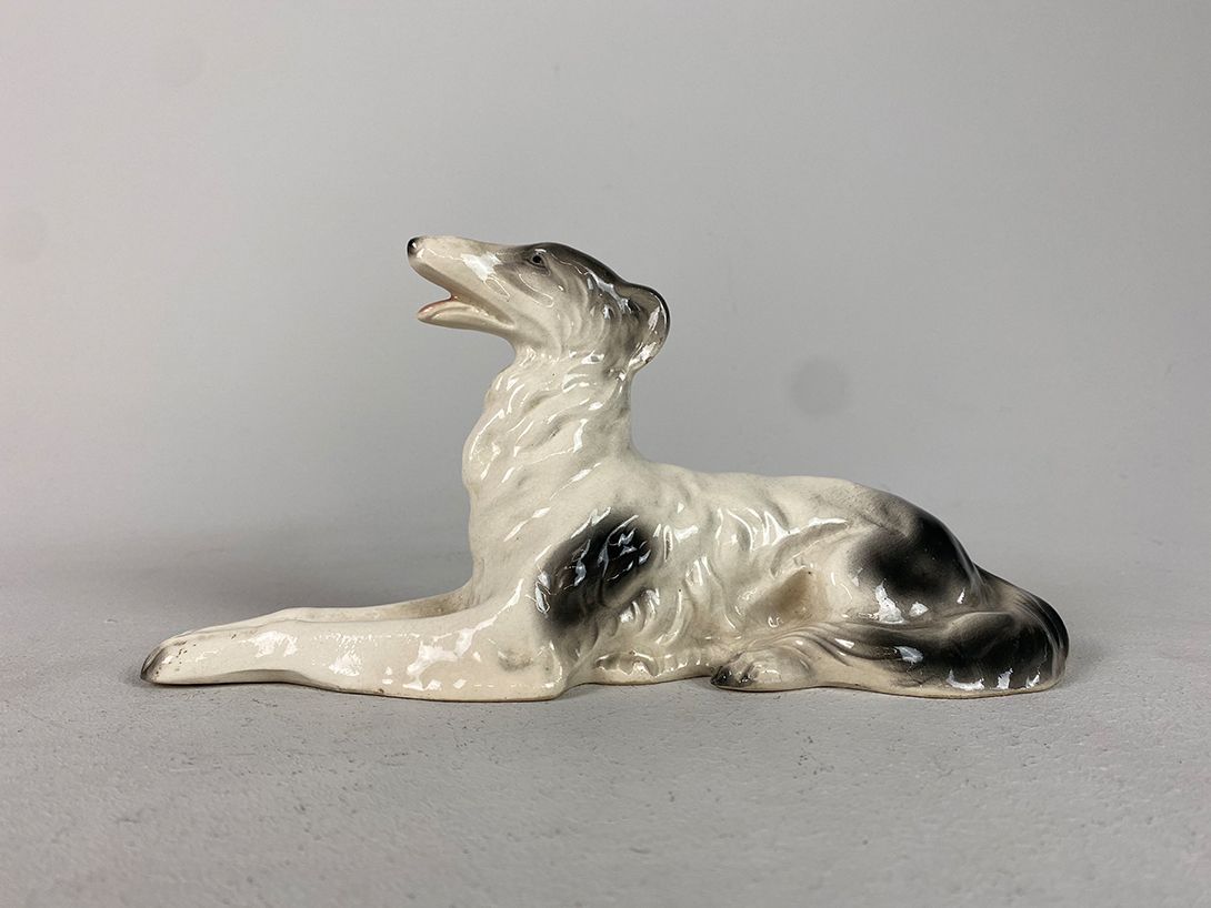 Foto Small Porcelain Dog Greyhound h13