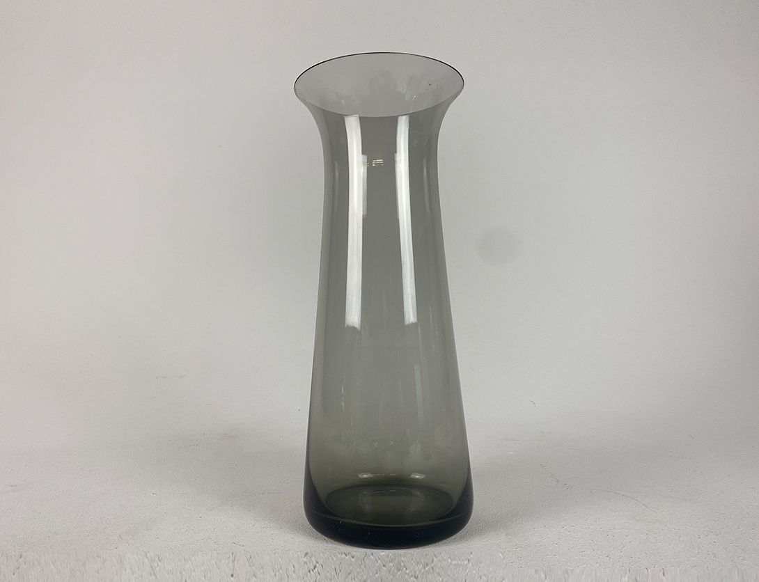 Foto Grey Transparent Glass Vase h32