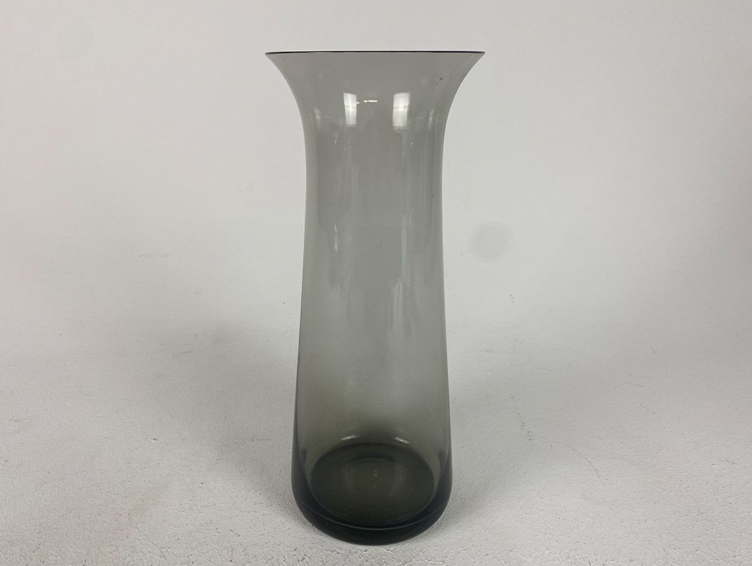Foto Grey Transparent Glass Vase h32
