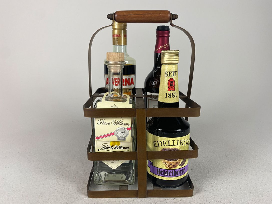 Foto Metal Bottle Basket h34