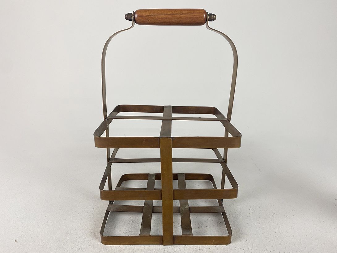 Foto Metal Bottle Basket h34