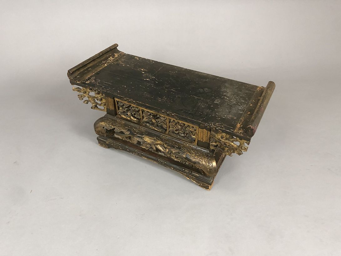 Foto Antique Chinese Bench h46