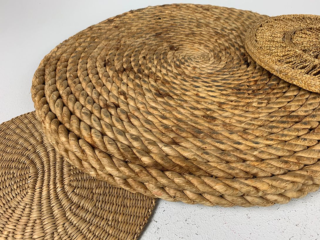 Foto Vintage Rattan Table Mat, various