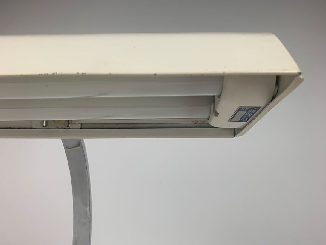 Foto White Metal Desk Lamp US Air Force Berlin 1963 h40