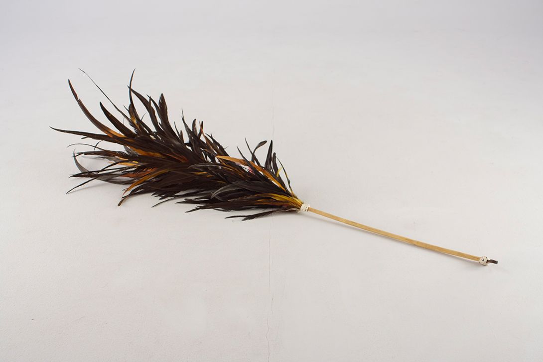 Foto Large Antique Feather Duster 120x30cm