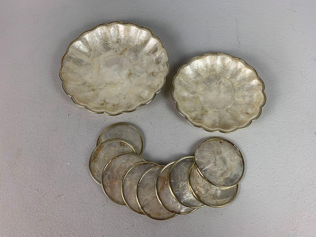 Foto Mother-of-Pearl Coaster Set 8cm