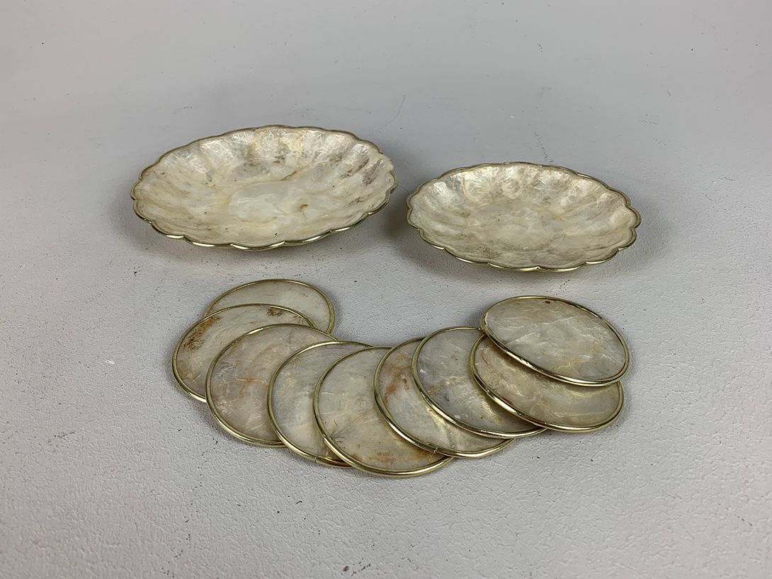 Foto Mother-of-Pearl Coaster Set 8cm