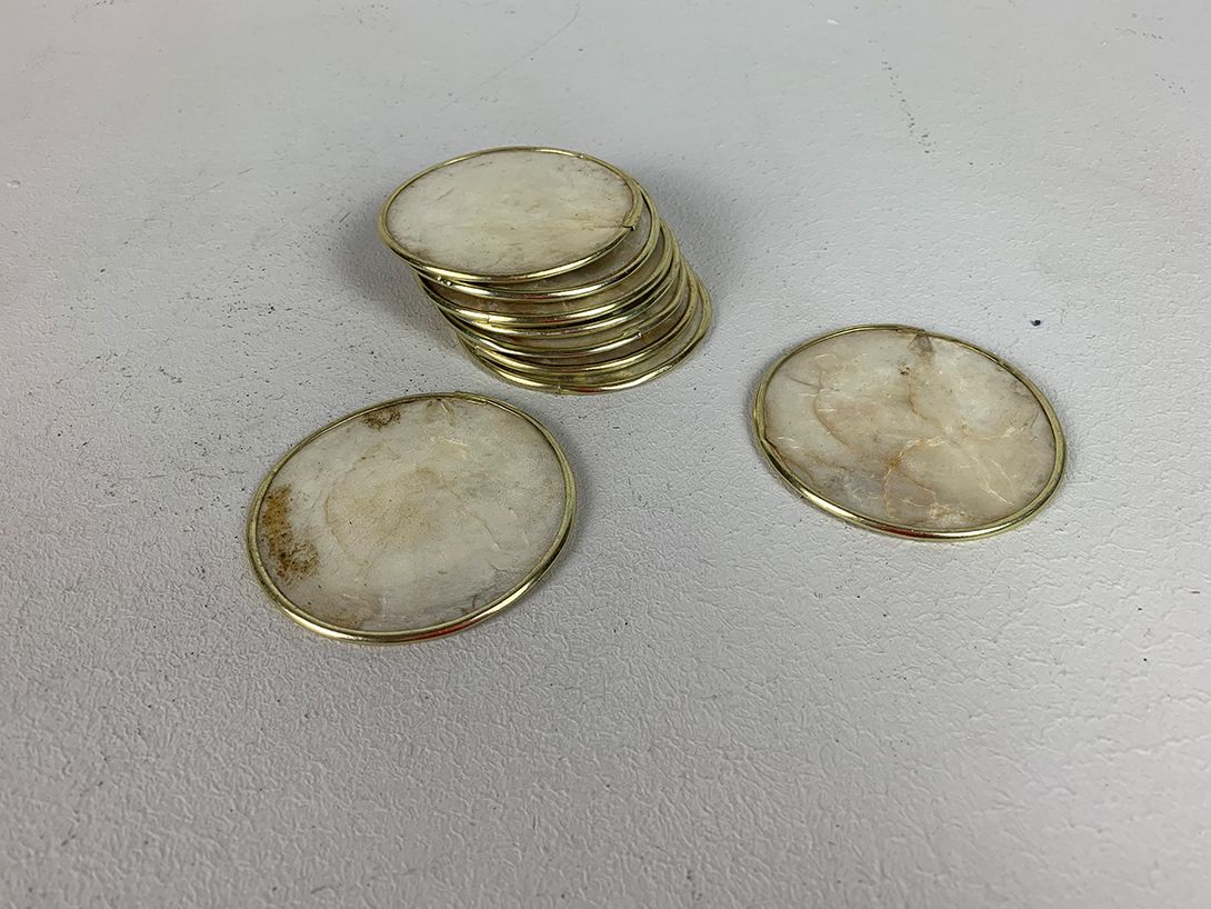 Foto Mother-of-Pearl Coaster Set 8cm