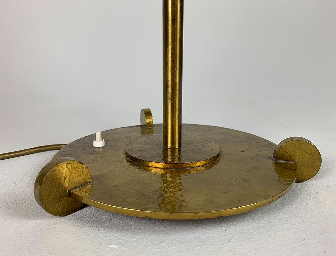 Foto Brass Art Deco Table Lamp h52