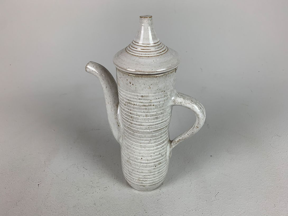 Foto Gray Stoneware Tea Can h25