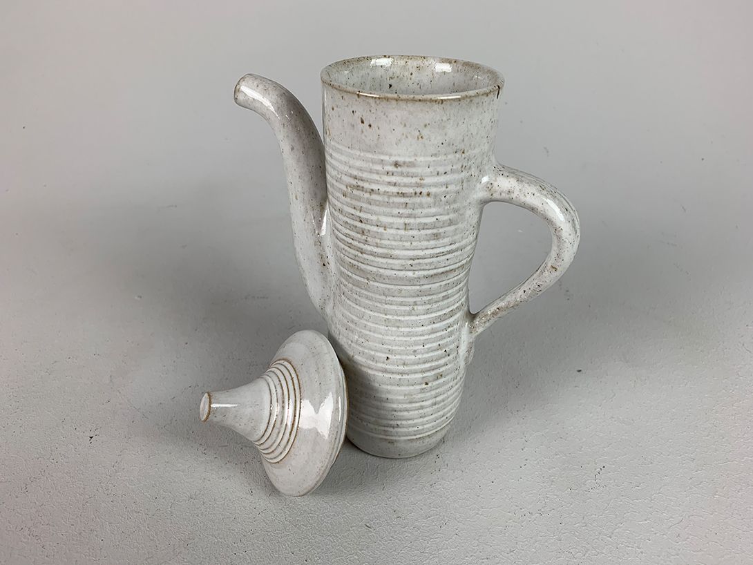 Foto Gray Stoneware Tea Can h25