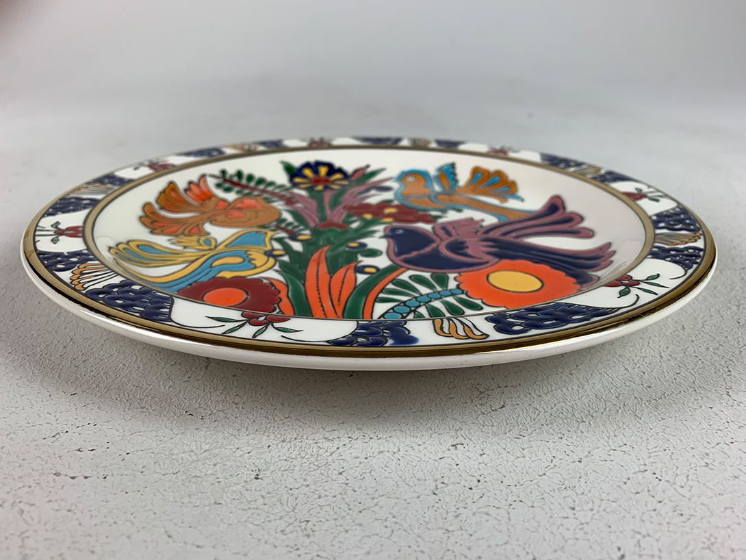 Foto Ceramica Olympia Colorful Porcelain Wall Plate Greece ø25