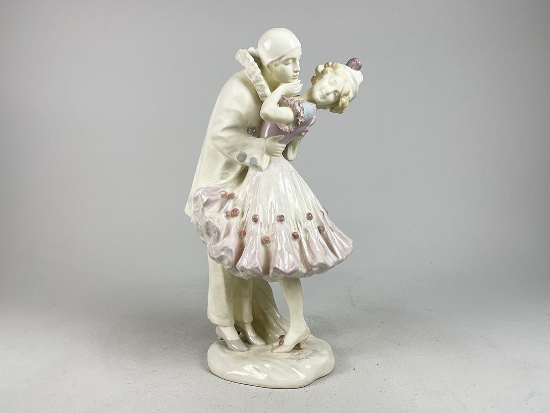 Foto Porcelain Kiss, Pierrot and Pierette