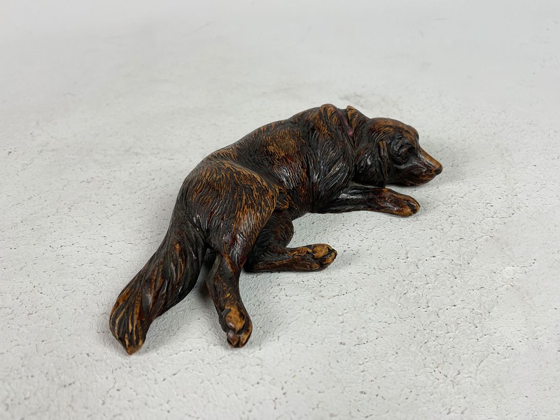 Foto Sleeping Dog, Wood Carving