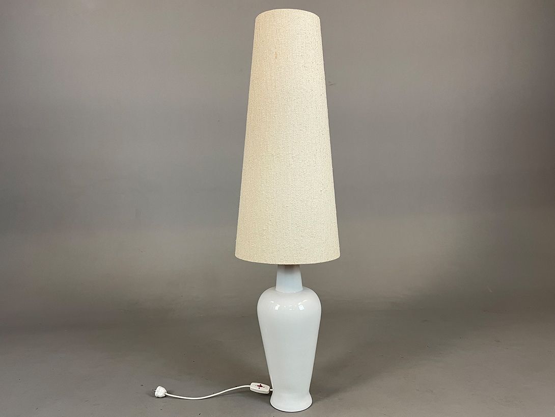 Foto Linen and Porcelain Floor Lamp h127 F1